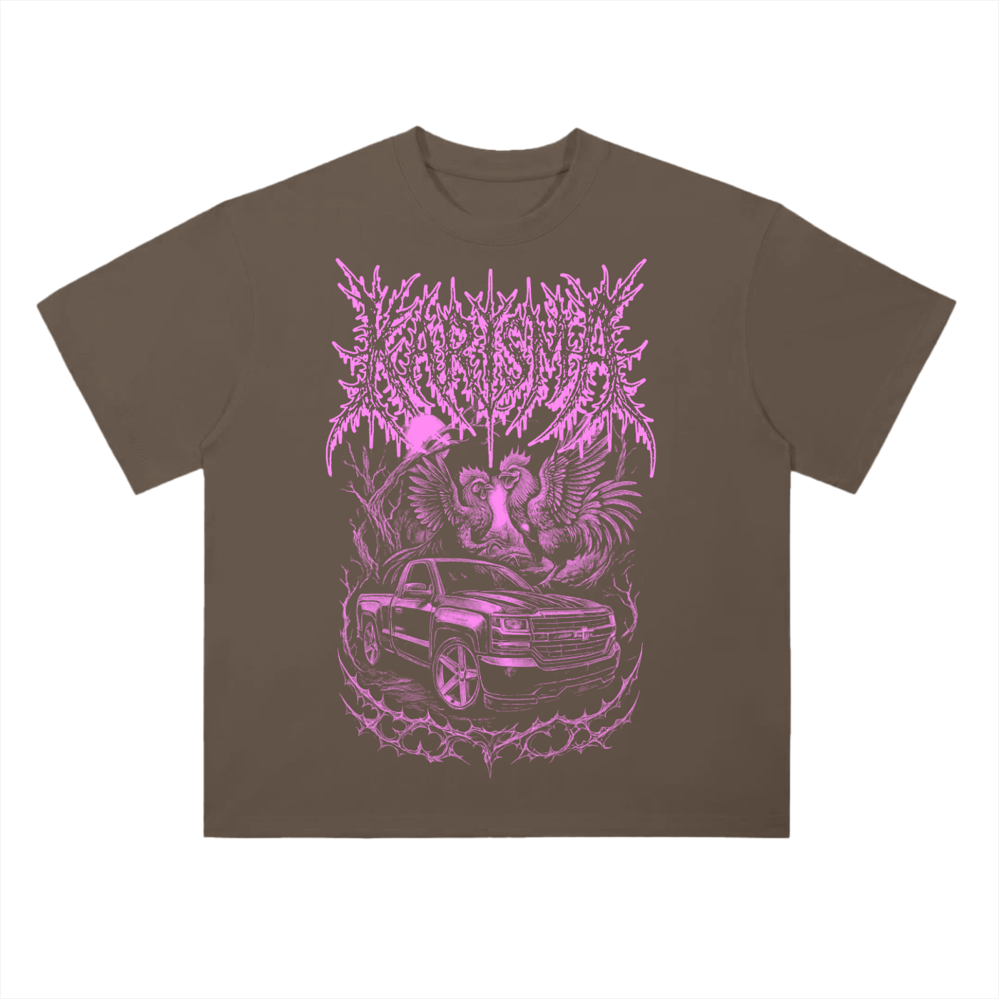 Heavyweight Drop Shoulder Cotton T-Shirt